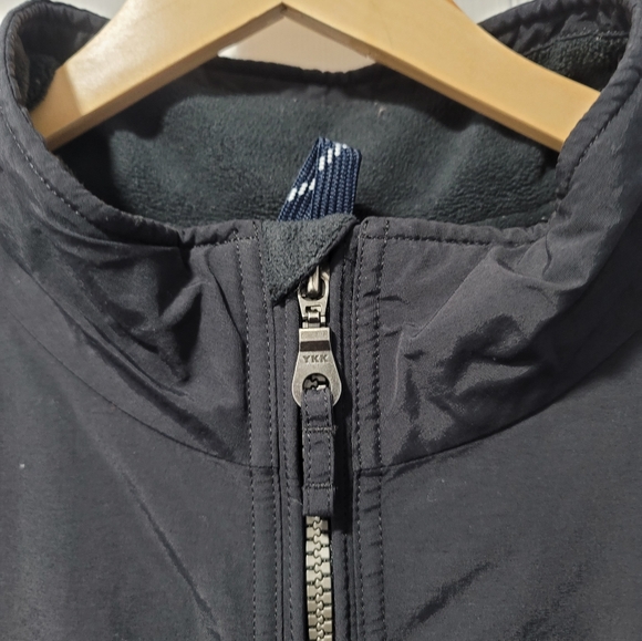 Lands End Mens Puffer Jacket Full Zip Up Long Sleeves Pockets Black Size XXL - Picture 2 of 16